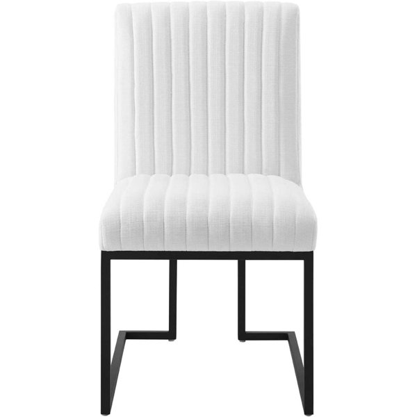 Latitude Run® Fabric Parsons Chair in White Wayfair